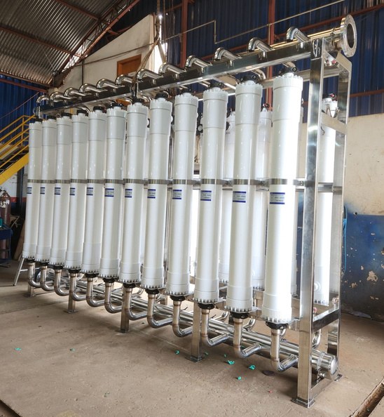 Projeto em aço inox entregue em planta de cliente